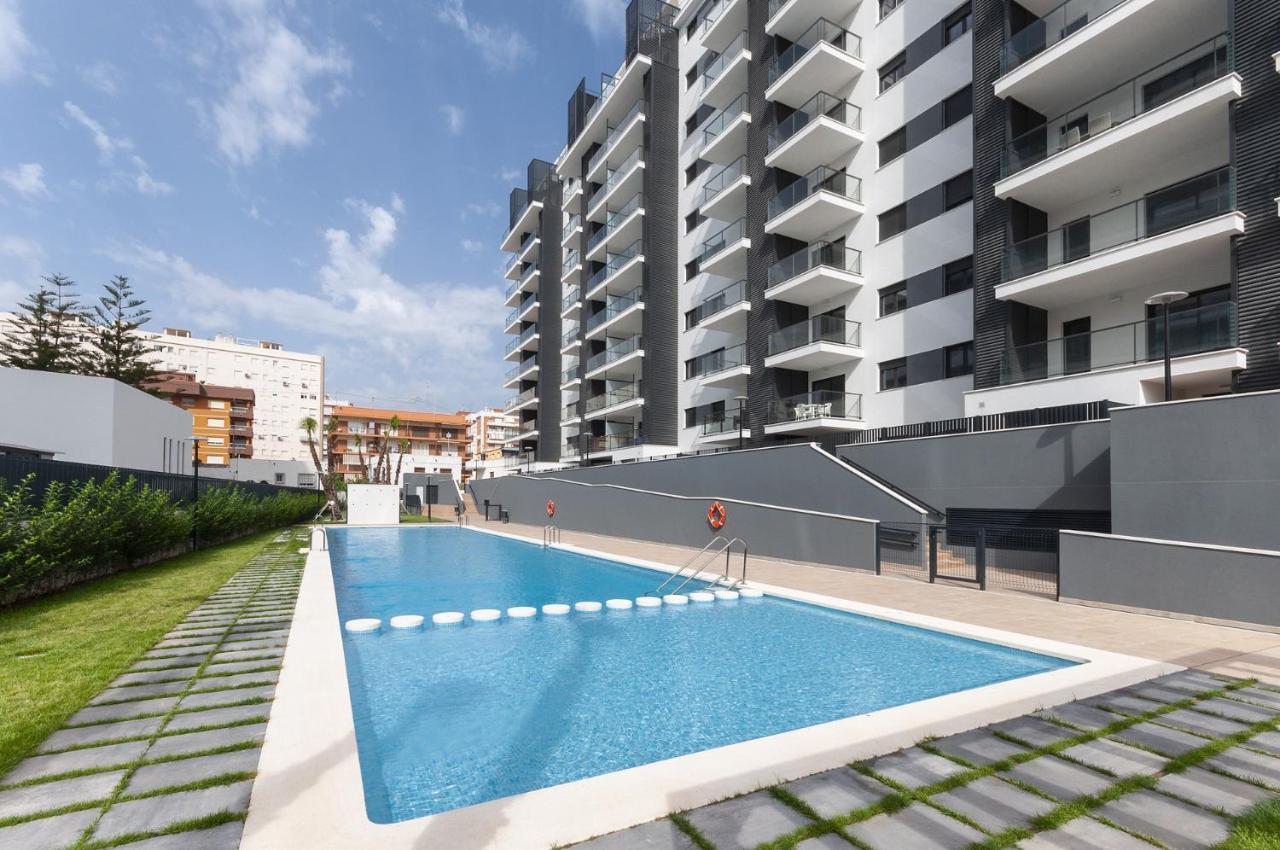 Апартаменты Ag Residencial El Alamo Playa de Gandia Экстерьер фото